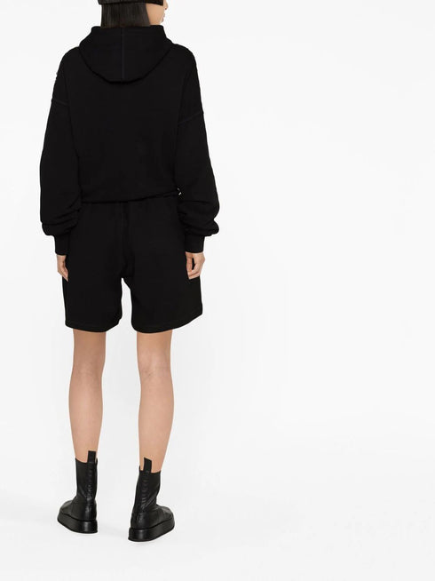 logo-print track shorts